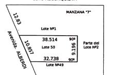 VENTA | LOTE | AV. ALBERDI 784 bis